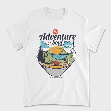 Tricou Barbati (Unisex), The Adventure Soul