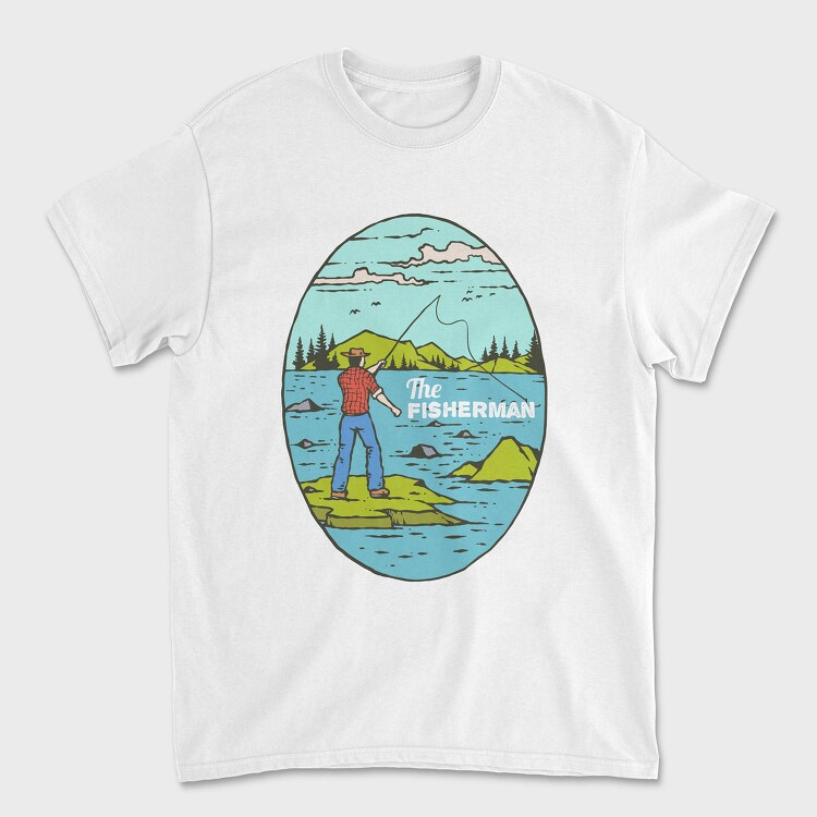 The Fisherman, Tricou Barbati (Unisex)