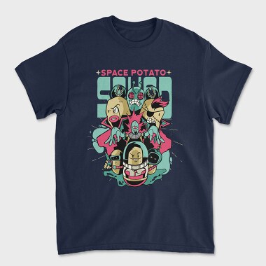 Space Potato Squad, Tricou Barbati (Unisex)