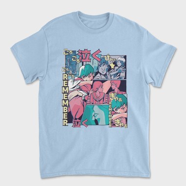 Tricou Barbati (Unisex), Anime Vaporwave Remember