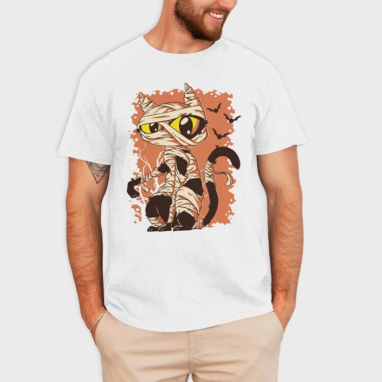 Cat Mummy Cute, Tricou Barbati (Unisex)