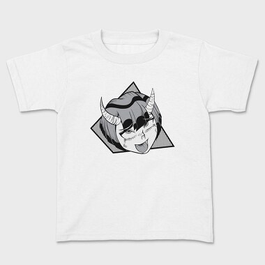 Tricou Copii, Demon Girl Face