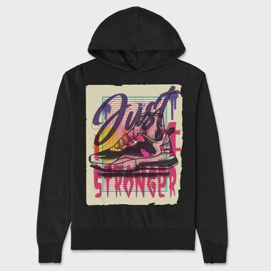 Just Stronger, Hanorac Oversize Barbati (Unisex)