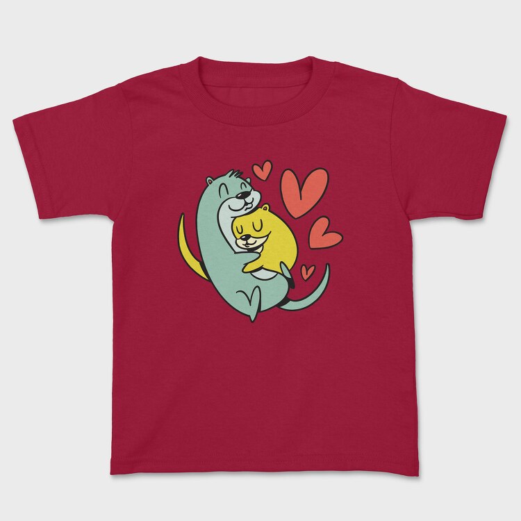 Hugging Otters, Tricou Copii