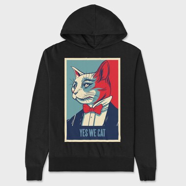 Yes We Cat, Hanorac Oversize Barbati (Unisex)