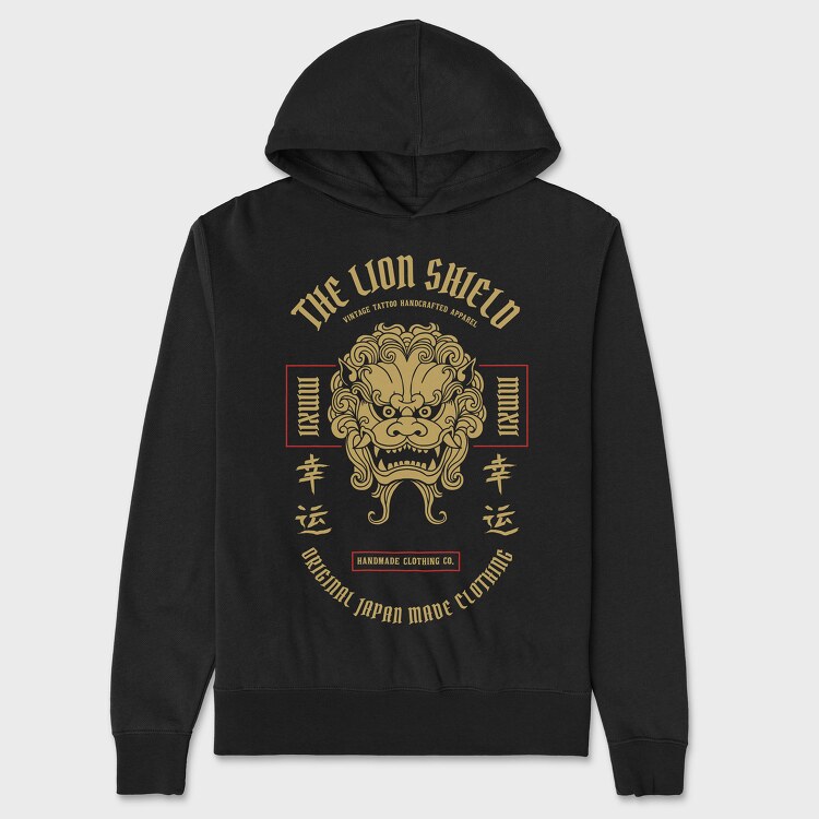 Lion, Hanorac Oversize Barbati (Unisex)