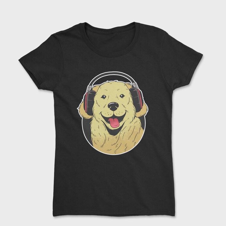 Headphone Dog, Tricou Femei