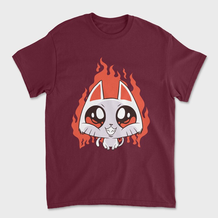 Devil Cat, Tricou Barbati (Unisex)