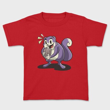 Tricou Copii, Cute Squirrel