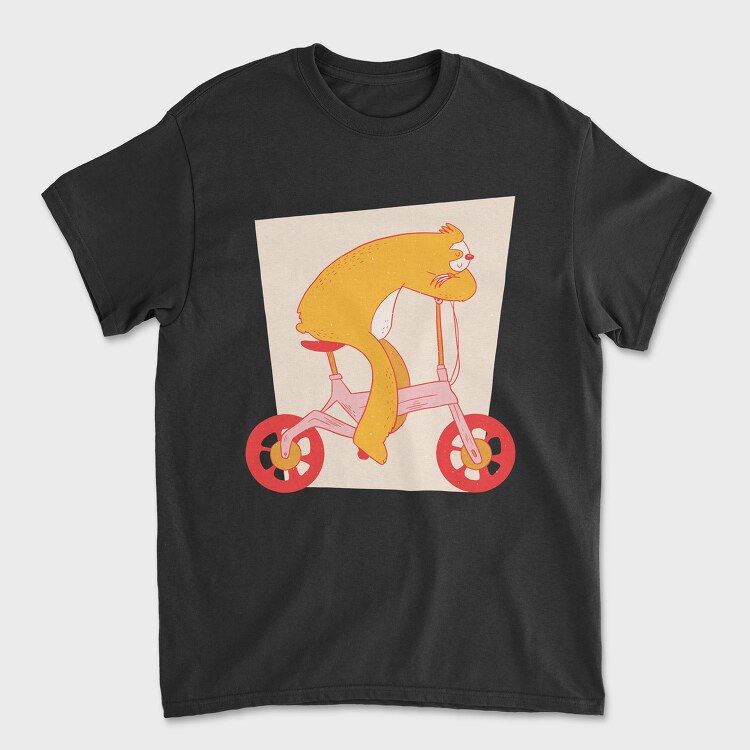 Sloth Ebike, Tricou Barbati (Unisex)