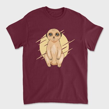 Tricou Barbati (Unisex), Cute Meerkat