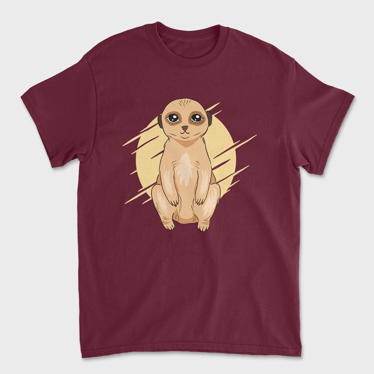 Cute Meerkat, Tricou Barbati (Unisex)