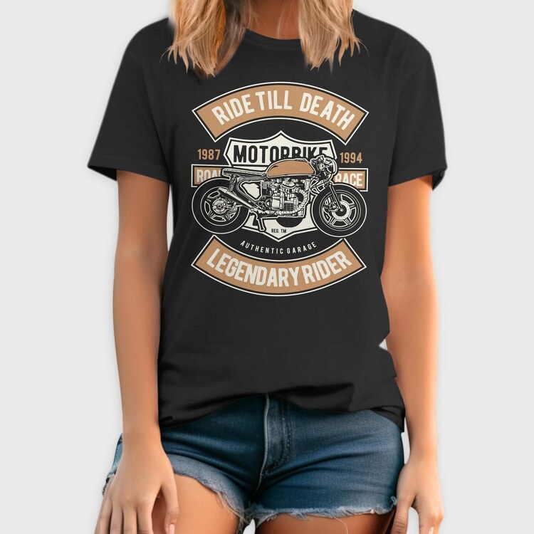 Ride Till Death, Tricou Barbati (Unisex)