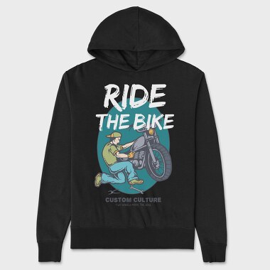 Mechanic Ride the Bike, Hanorac Oversize Barbati (Unisex)