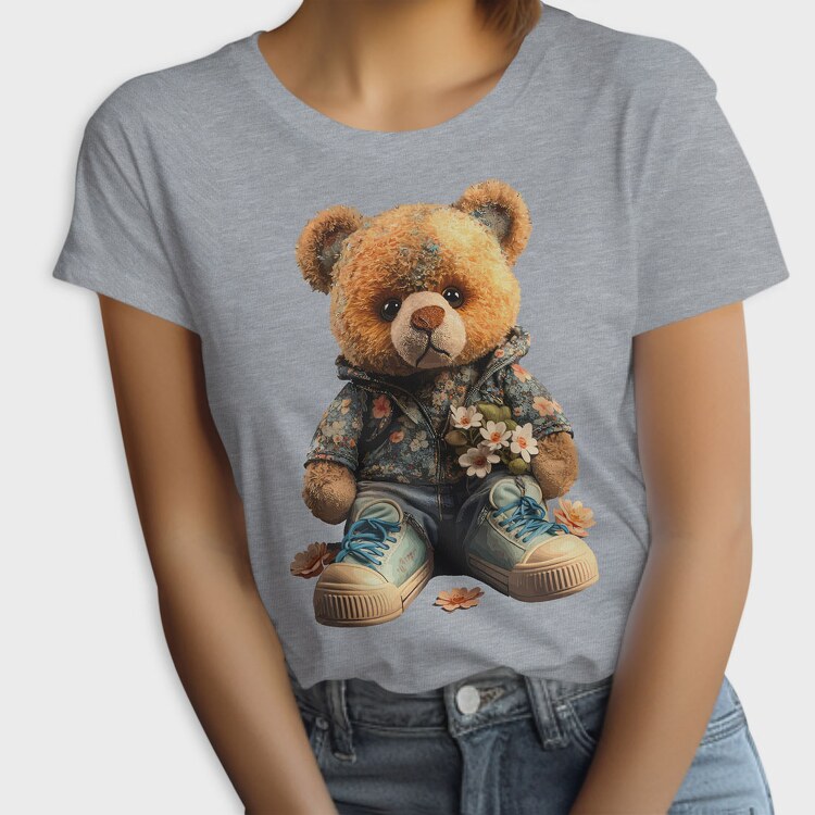 Floral Teddy, Tricou Femei