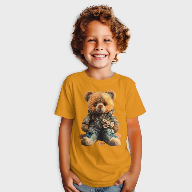 Floral Teddy, Tricou Copii