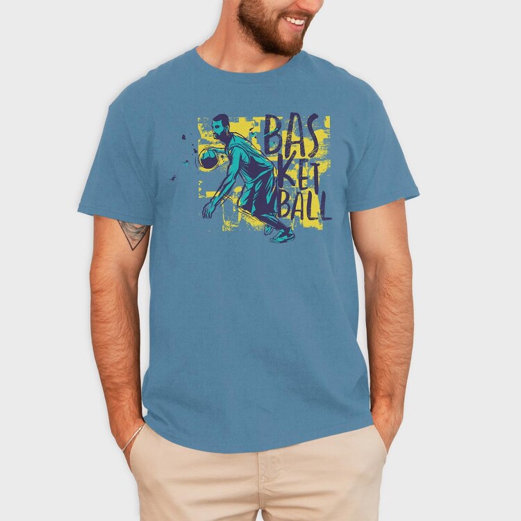 Basketball, Tricou Barbati (Unisex)