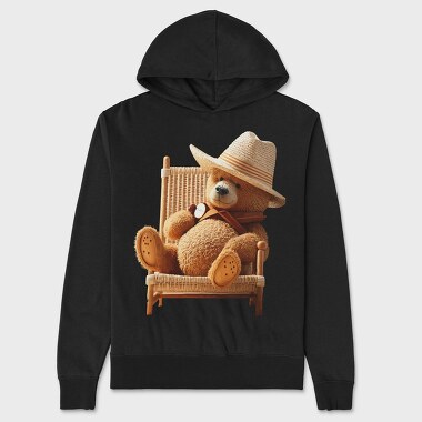 Teddy Bear Hat, Hanorac Oversize Barbati (Unisex)