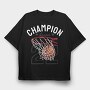 Basketball Champion League, Tricou Oversize Barbati (Unisex)