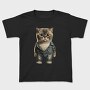 Cat Denim Outfit, Tricou Copii