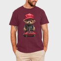 Car Teddy Bear, Tricou Barbati (Unisex)