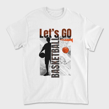 Lets Go Basketball, Tricou Barbati (Unisex)