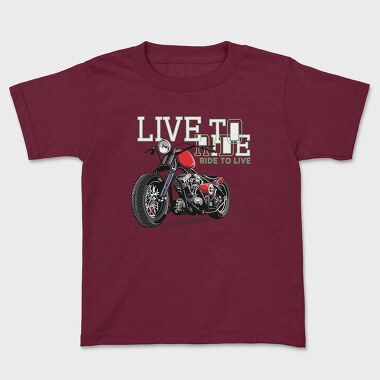 Live To Ride, Tricou Copii