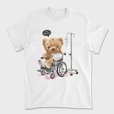 Bandaged Teddy Care, Tricou Barbati (Unisex)