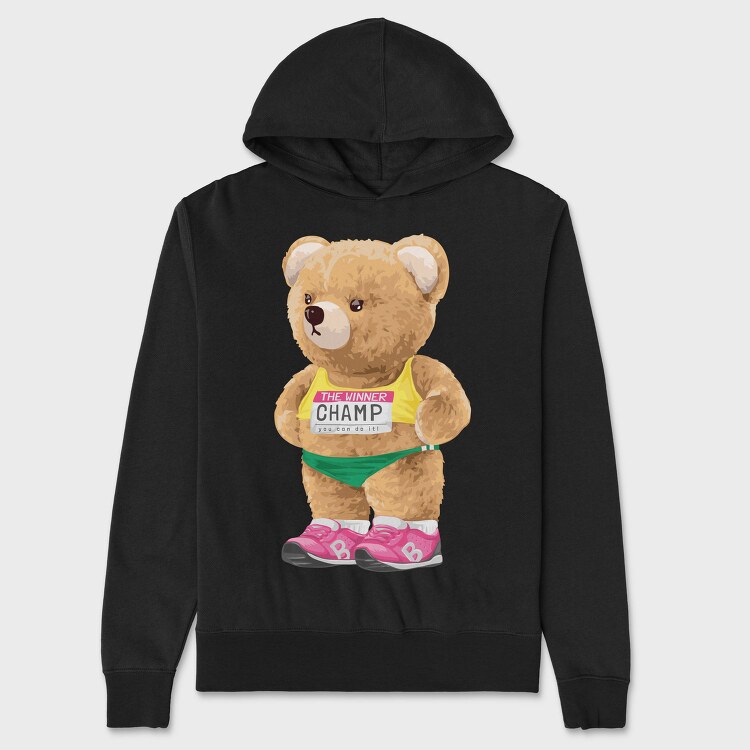 Teddy Champ Motivation, Hanorac Oversize Barbati (Unisex)