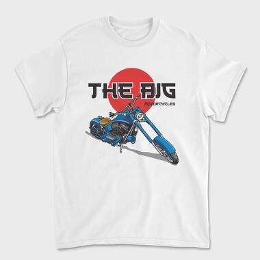 The Big Blue Chopper, Tricou Barbati (Unisex)