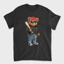Urban Bear Biker, Tricou Barbati (Unisex)