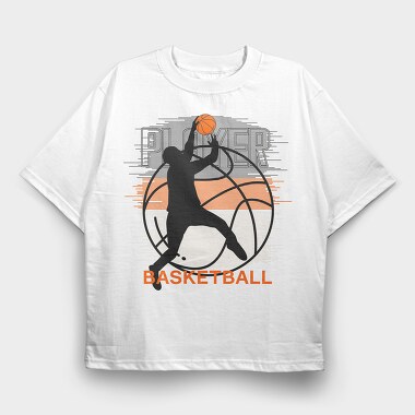 Player Slam Dunk, Tricou Oversize Barbati (Unisex)