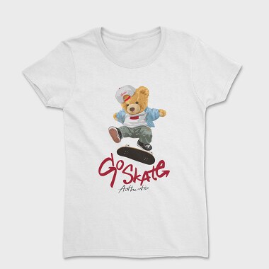 Skate Bear Yeah, Tricou Femei