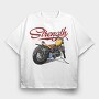 Strength Chopper, Tricou Oversize Barbati (Unisex)