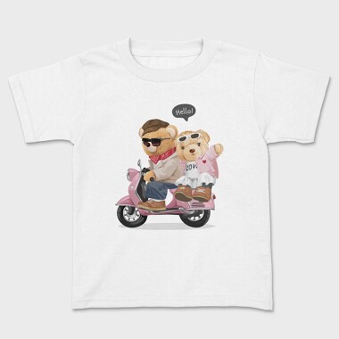Teddy Hello Ride, Tricou Copii
