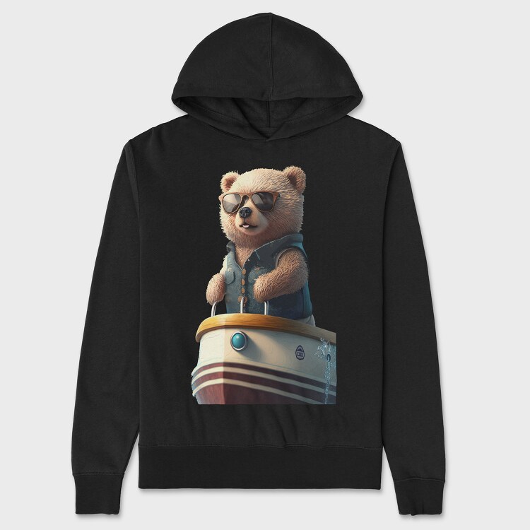 Skipper Teddy, Hanorac Oversize Barbati (Unisex)