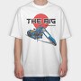 The Big Blue Chopper, Tricou Oversize Barbati (Unisex)