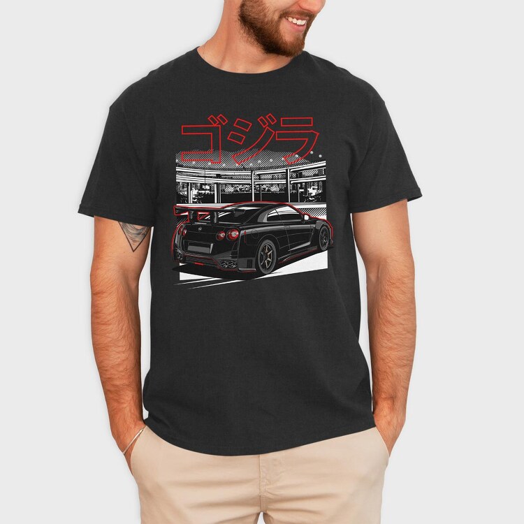 GTR R35 Back, Tricou Barbati (Unisex)