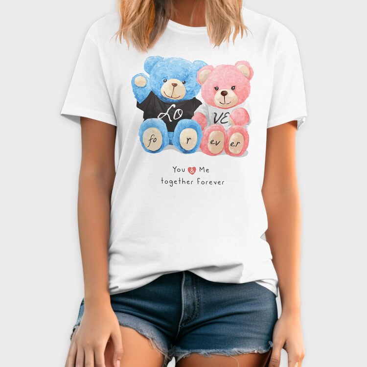 Love Forever Bears, Tricou Barbati (Unisex)