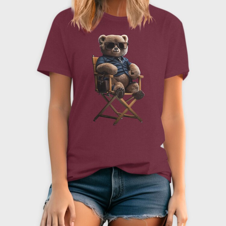 Teddy Bear on Chair, Tricou Barbati (Unisex)