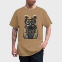 Gas Mask Teddy, Tricou Barbati (Unisex)