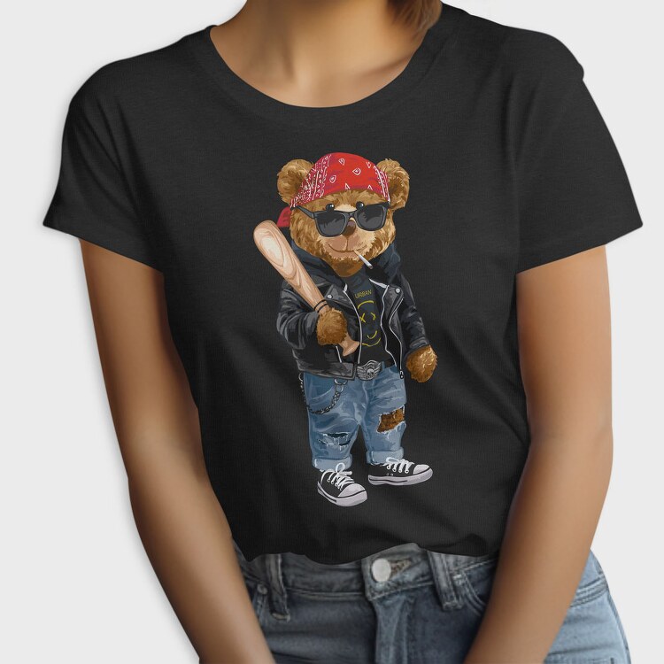 Urban Bear Biker, Tricou Femei