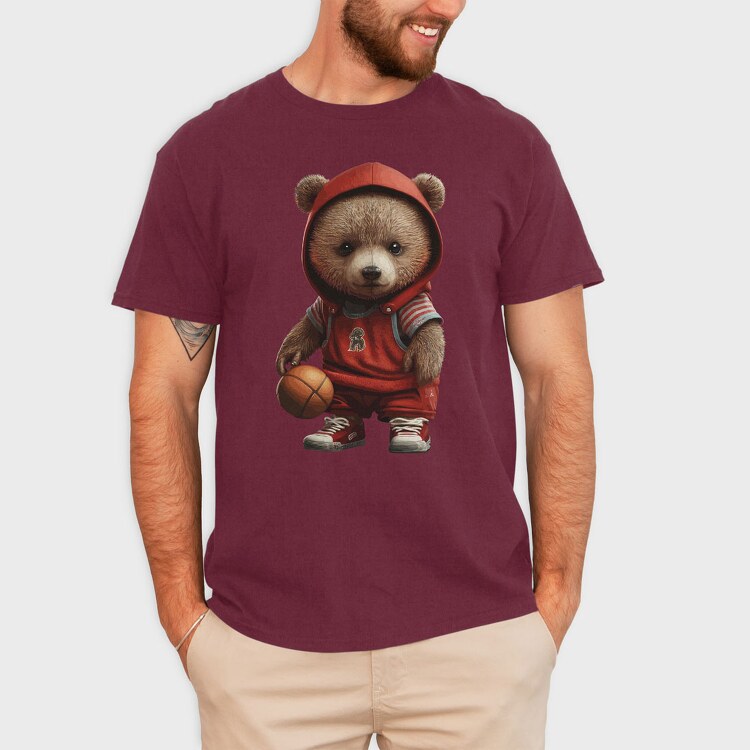 Teddy Bear Basketball, Tricou Barbati (Unisex)