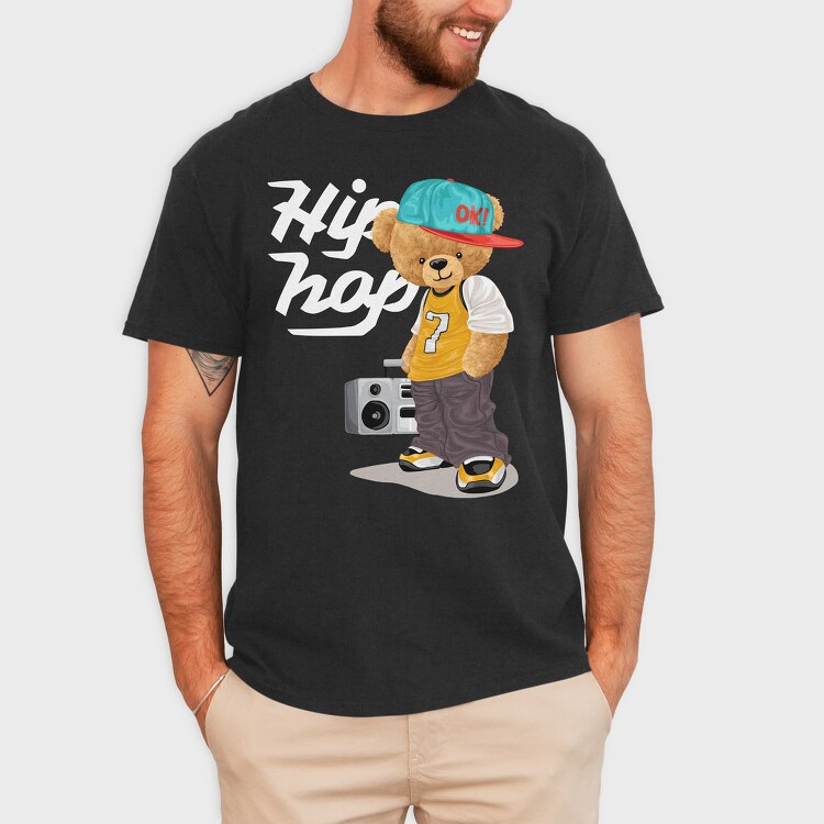 Teddy Boombox, Tricou Barbati (Unisex)