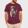 Military Cat Radio, Tricou Barbati (Unisex)