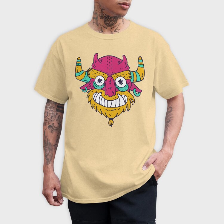 Monster Faces 3, Tricou Barbati (Unisex)