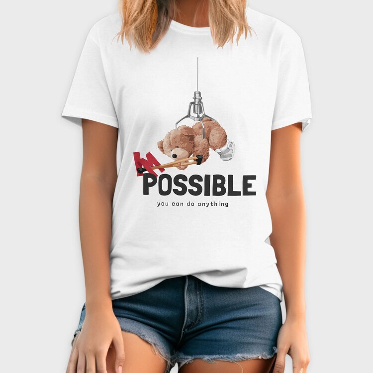 Crushed Teddy Bear, Tricou Barbati (Unisex)