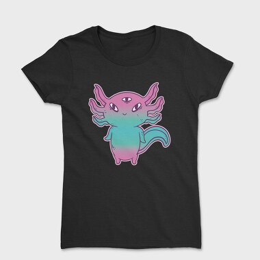 Cute Axolotl Pastel Goth, Tricou Femei