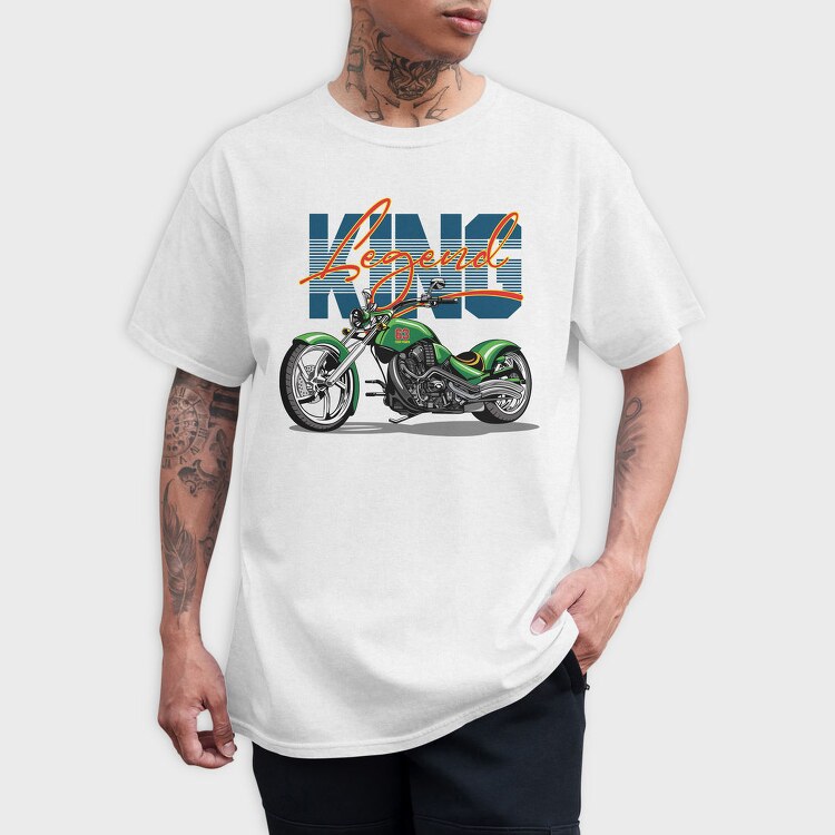Motorcycle Legend, Tricou Barbati (Unisex)