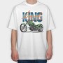 Motorcycle Legend, Tricou Oversize Barbati (Unisex)